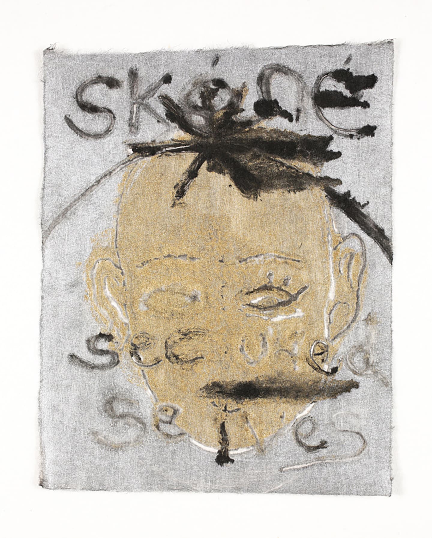 The Triangular-lighted Mellegory (Selected from a series of 300 images), 2014,                                              Monotypes on Korean traditional paper, Varied size
 4