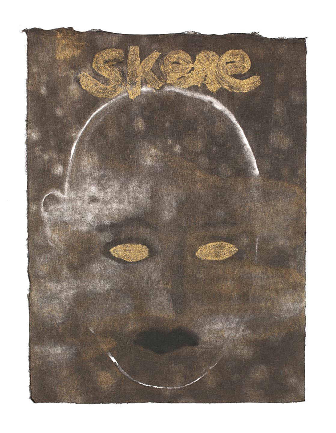 The Triangular-lighted Mellegory (Selected from a series of 300 images), 2014,                                              Monotypes on Korean traditional paper, Varied size
 12