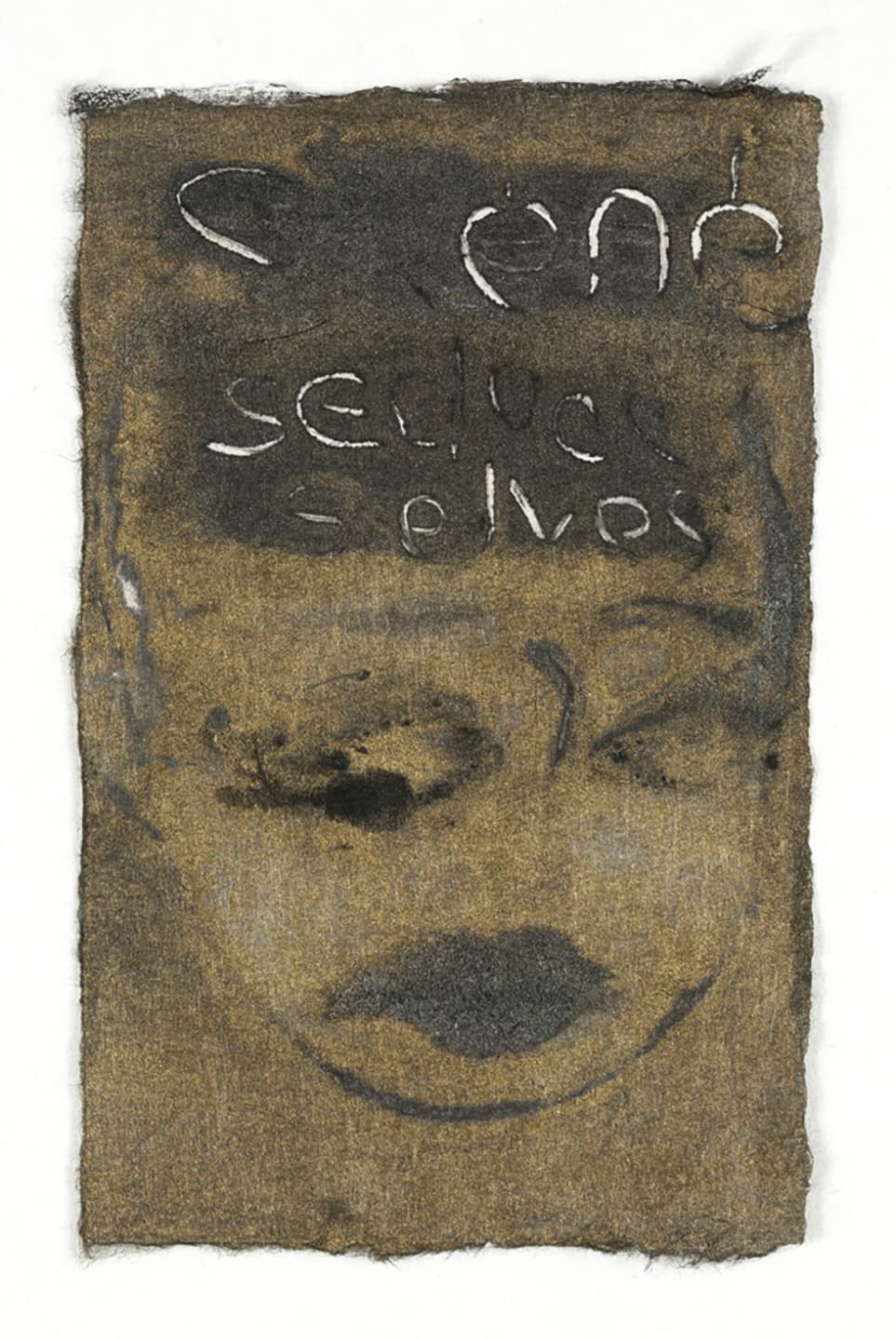 The Triangular-lighted Mellegory (Selected from a series of 300 images), 2014,                                              Monotypes on Korean traditional paper, Varied size
 31