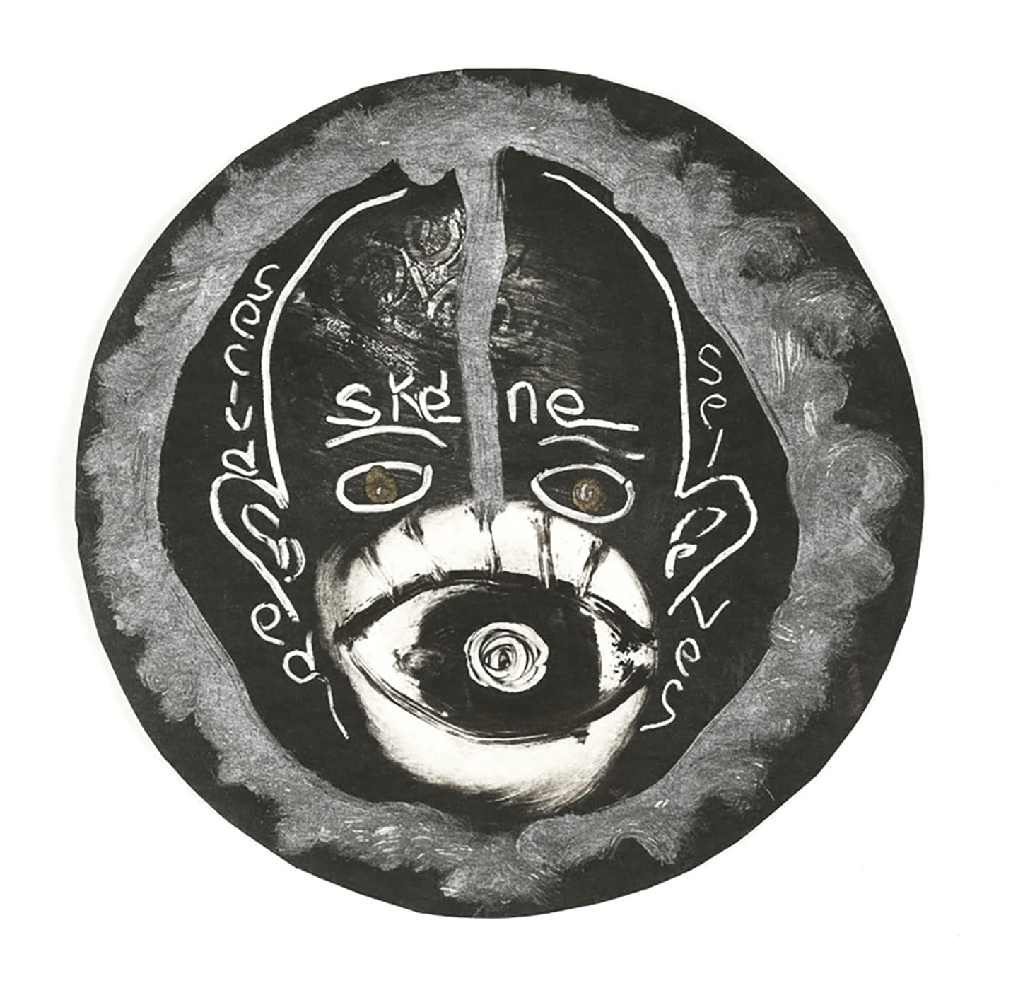 The Triangular-lighted Mellegory (Selected from a series of 300 images), 2014,                                              Monotypes on Korean traditional paper, Varied size
 34
