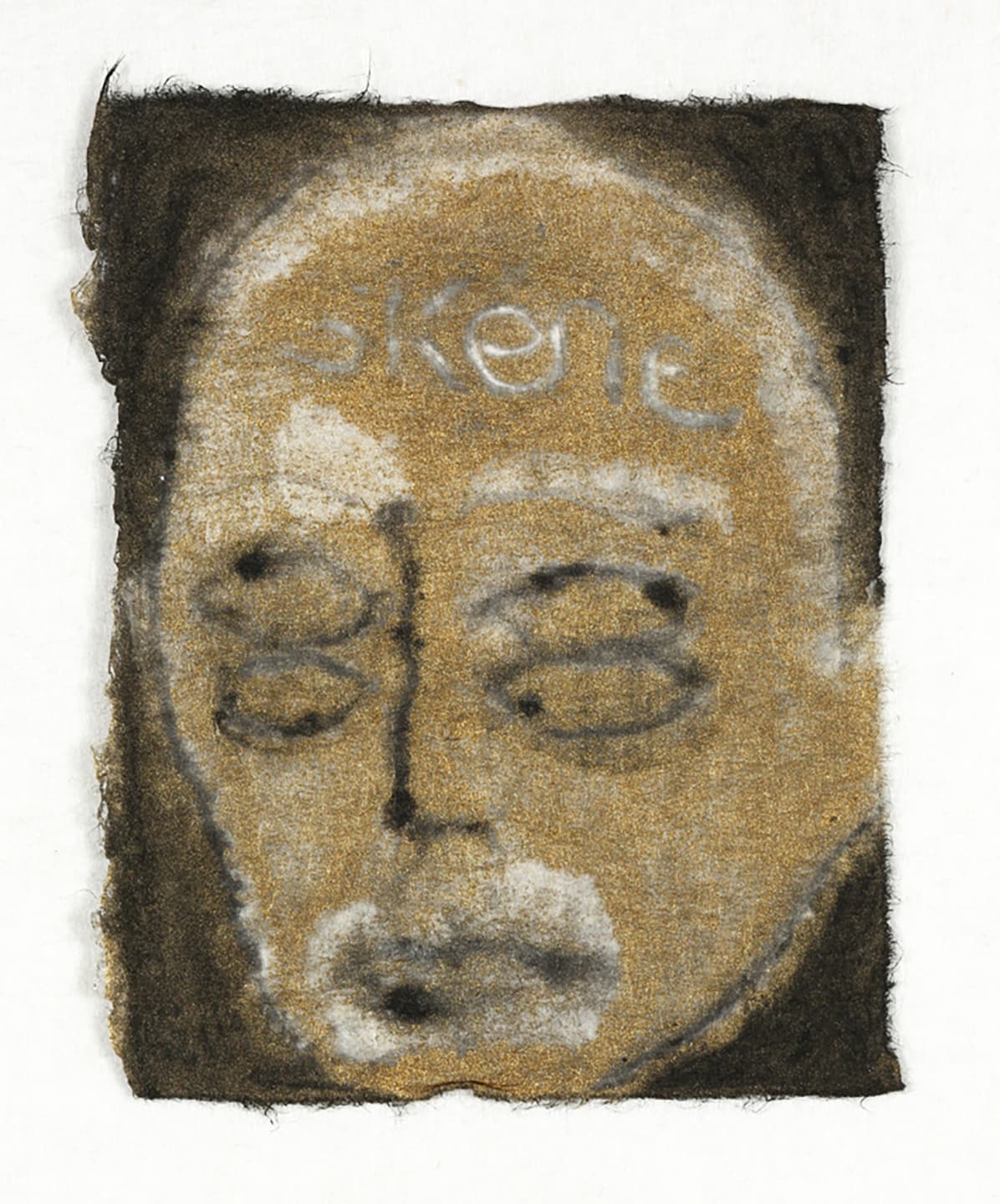 The Triangular-lighted Mellegory (Selected from a series of 300 images), 2014,                                              Monotypes on Korean traditional paper, Varied size
 46