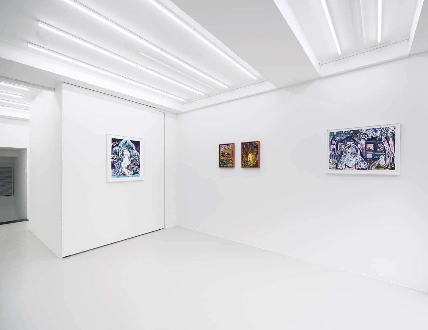 Exhibition views of Far In My Mirror, ThisWeekendRoom 15