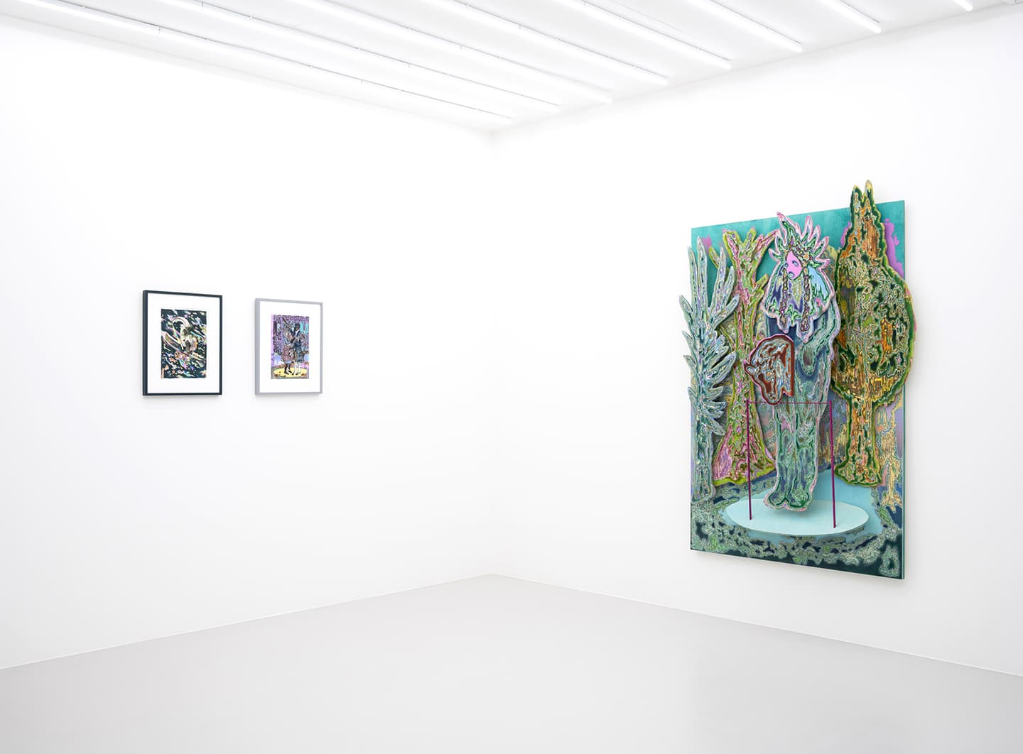 Exhibition views of Far In My Mirror, ThisWeekendRoom 3