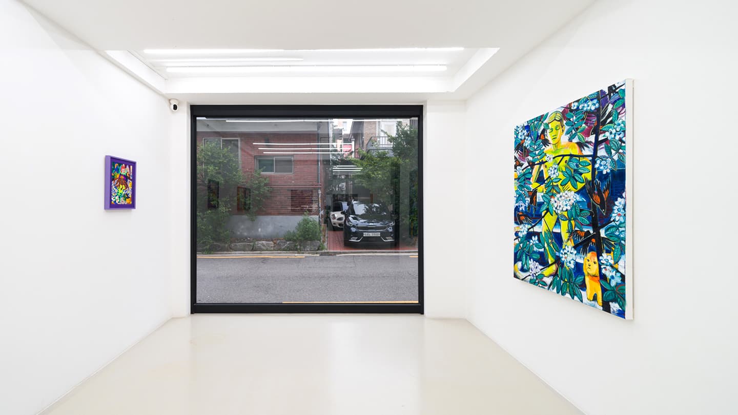 Exhibition views of Oscillate Sequence, ThisWeekendRoom 11
