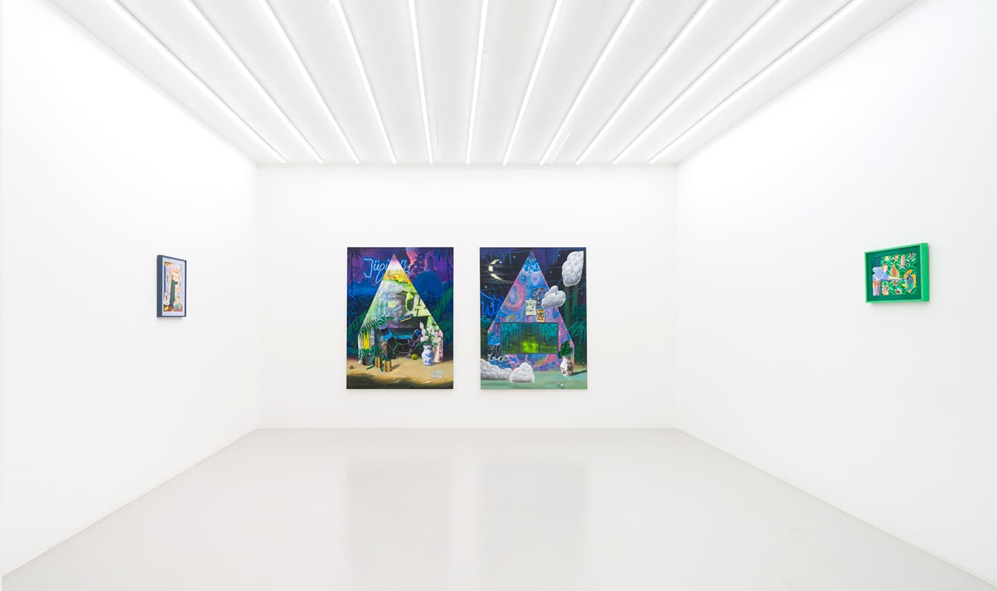 Exhibition views of Oscillate Sequence, ThisWeekendRoom 13
