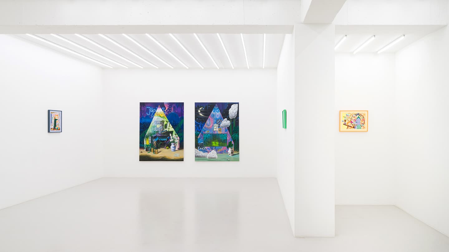Exhibition views of Oscillate Sequence, ThisWeekendRoom 14