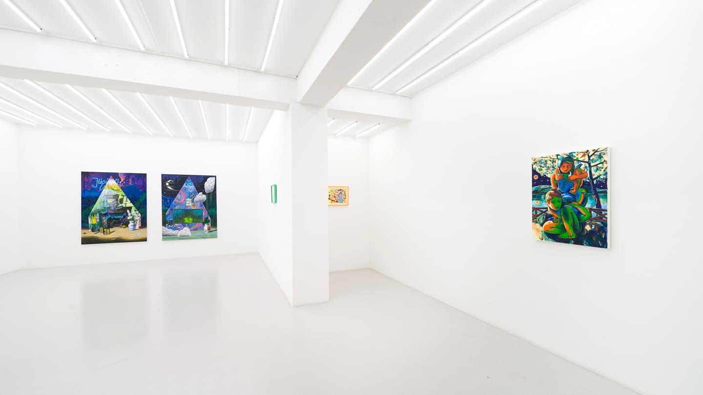 Exhibition views of Oscillate Sequence, ThisWeekendRoom 19