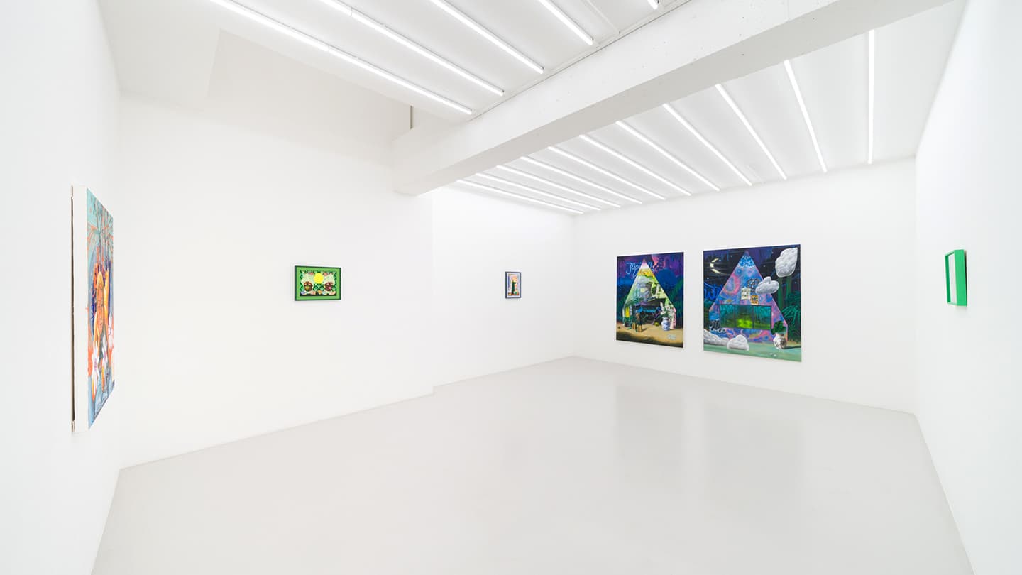 Exhibition views of Oscillate Sequence, ThisWeekendRoom 20