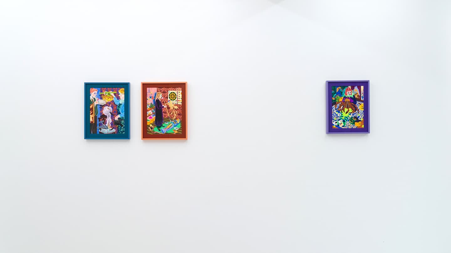 Exhibition views of Oscillate Sequence, ThisWeekendRoom 7
